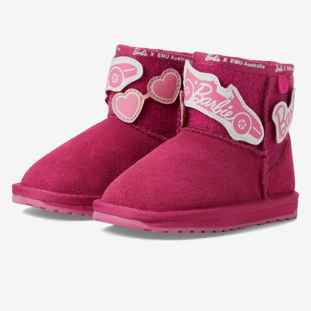 Emu Australia Kids Wallaby Mini Play Pink Barbie size 1